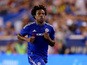 Loic Remy #18 of Chelsea takes the ball in the first half against the New York Red Bulls during the International Champions Cup at Red Bull Arena on July 22, 2015