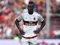 Mario Balotelli of AC Milan looks dejected during the Serie A match between Genoa CFC and AC Milan at Stadio Luigi Ferraris on September 27, 2015