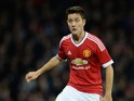 Ander Herrera of Manchester United during the Capital One Cup Third Round match between Manchester United and Ipswich Town at Old Trafford on September 23, 2015 in Manchester, England. 