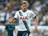 Jan Vertonghen of Tottenham Hotspur in action during the Barclays Premier League match between Tottenham Hotspur and Manchester City at White Hart Lane on September 26, 2015 in London, United Kingdom. 
