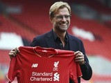 New Liverpool manager Jurgen Klopp at Anfield on October 9, 2015