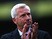 Alan Pardew Manager of Crystal Palace looks on prior to the Barclays Premier League match between Crystal Palace and West Ham United at Selhurst Park on October 17, 2015
