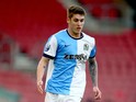 Connor Mahoney of Blackburn controls the ball during the Under 21 Premier League Cup Final Second Leg match between Southampton and Blackburn Rovers at St Mary's Stadium on April 20, 2015