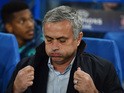 Chelsea's Portuguese manager Jose Mourinho gestures during a UEFA Chamions league group stage football match between Chelsea and Dynamo Kiev at Stamford Bridge stadium in west London on November 4, 2015