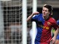 FC Barcelona's Lionel Andres Messi celebrates after scoring against Recreativo Huelva during their Spanish league football match at the Nuevo Colombino's stadium in Huelva, on November 16, 2008