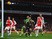Petr Cech (C) and Arsenal players watch the own goal by Olivier Giroud (not pictured) during the Barclays Premier League match between Arsenal and Sunderland at Emirates Stadiumon December 5, 2015
