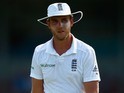 Stuart Broad in action for England on day two of the first Test between South Africa and England on December 27, 2015