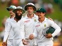 AB de Villiers and Quinton de Kock on day two of the fourth Test between South Africa and England on January 23, 2016