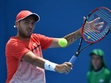 Dan Evans in action on day two of the Australian Open on January 19, 2016