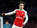 Tomas Rosicky in action during the FA Cup game between Arsenal and Burnley on January 30, 2016