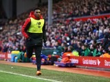 Daniel Sturridge warms up during the Premier League game between Liverpool and Sunderland on February 6, 2016