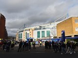 Fans arrive at Stamford Bridge prior to the FA Cup game between Chelsea and Manchester City on February 20, 2016