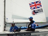 Luke Patience and Elliot Willis of Great Britain compete in the 470 Men class of the ISAF Sailing World Cup on June 12, 2015