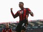 Joshua King celebrates scoring during the Premier League game between Bournemouth and Swansea City on March 12, 2016
