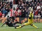Sadio Mane pulls the first one back during the Premier League game between Southampton and Liverpool on March 20, 2016