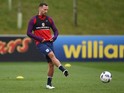 Danny Drinkwater during an England training session on March 22, 2016