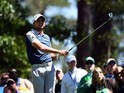Jason Day in action during round three of The Masters on April 9, 2016