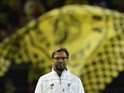 Jurgen Klopp watches on during the Europa League quarter-final between Borussia Dortmund and Liverpool on April 7, 2016