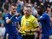Leicester City striker Jamie Vardy kicks off after being sent off by Jonathan Moss on April 17, 2016
