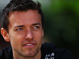 Jolyon Palmer of Renault in the paddock during previews ahead of the Formula One Grand Prix of Russia at Sochi Autodrom on April 28, 2016 