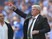 Steve Bruce gives instructions during the Championship playoff final between Hull City and Sheffield Wednesday on May 28, 2016