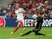 Harry Kane shoots on goal during the Euro 2016 Group B game between England and Russia on June 11, 2016