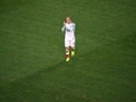 Wayne Rooney of England shows his dejection after his team's 1-2 defeat in the UEFA EURO 2016 round of 16 match between England and Iceland at Allianz Riviera Stadium on June 27, 2016 in Nice, France