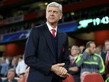 Arsene Wenger watches on during the Champions League game between Arsenal and Basel on September 28, 2016