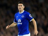 Everton midfielder Gareth Barry in action during his side's 1-1 draw with Crystal Palace at Goodison Park on September 30, 2016