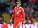 Emyr Huws in action during the World Cup qualifier between Wales and Georgia on October 9, 2016