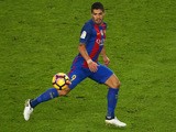 Luis Suarez in action for Barcelona during their La Liga clash with Granada at the Camp Nou on October 29, 2016