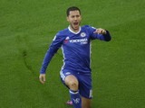 Chelsea midfielder Eden Hazard in action during his side's Premier League clash with Southampton at St Mary's Stadium on October 30, 2016
