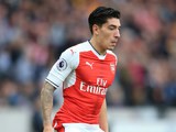 Arsenal full-back Hector Bellerin in action during his side's Premier League clash with Hull City at the Emirates Stadium on September 17, 2016