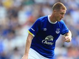 Everton midfielder James McCarthy in action during his side's pre-season clash with Espanyol at Goodison Park on August 6, 2016