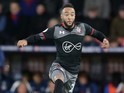 Nathan Redmond leaps like a leopard during the Premier League game between Crystal Palace and Southampton on December 3, 2016