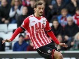 Manolo Gabbiadini in action during the Premier League game between Southampton and West Ham United on February 4, 2017