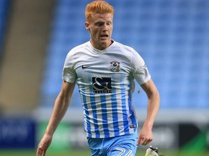 Ryan Haynes in action for Coventry City on August 30, 2016