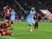 Manchester City's Sergio Aguero celebrates his side's second goal against Bournemouth on February 13, 2017