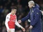 Arsene Wenger subs off Alexis Sanchez during the Champions League game between Arsenal and Bayern Munich on March 7, 2017
