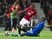 Manchester United's Ashley Young is tackled by Everton's Idrissa Gueye on April 4, 2017