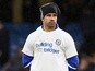 Diego Costa is rested during Chelsea's Premier League match against Watford on May 15, 2017