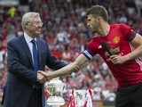 Michael Carrick and Sir Alex Ferguson at the former's testimonial match on June 4, 2017