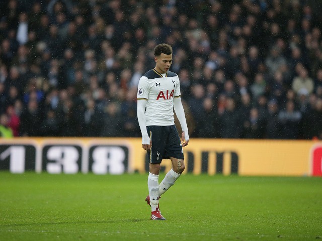 Tottenham Hotspur midfielder Dele Alli in action during the Premier League clash with Watford at Vicarage Road on January 1, 2017